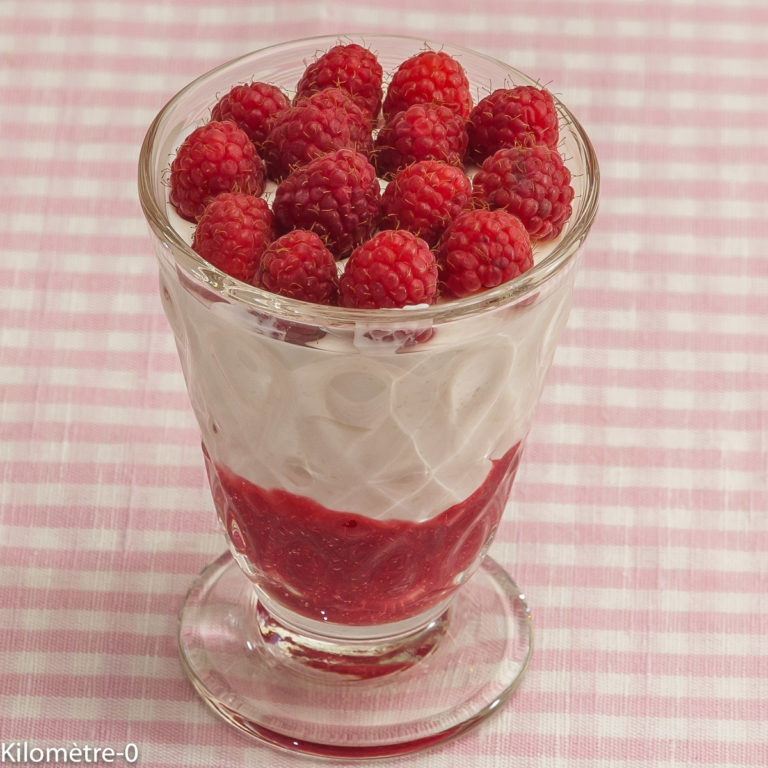 Photo De Recette De Yaourt Grec Au Framboise Facile Verrine De