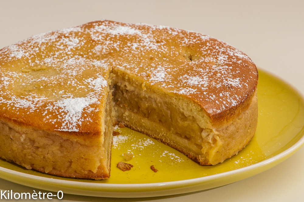 Gâteau à la compote pomme cannelle – Kilomètre-0
