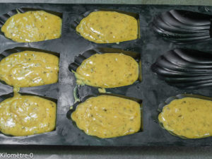 Photo de recette de madeleines salées, apéro, Kilomètre-0, blog de cuisine réalisée à partir de produits locaux et issus de circuits courts